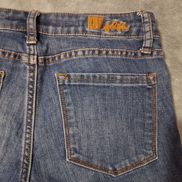 Kut From The Kloth Cut-Off Shorts Women 2 Blue Denim Gidget Daisy Dukes - Picture 11 of 11